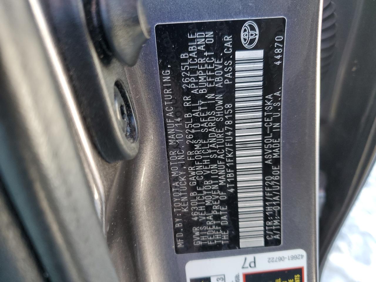 2015 Toyota Camry - Image 13