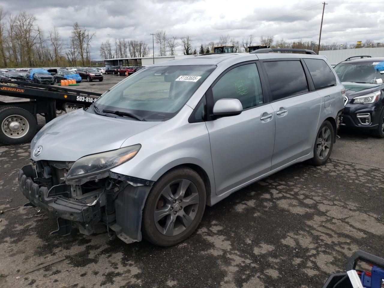 2015 Toyota Sienna Sport de vânzare în Portland, OR - Front End