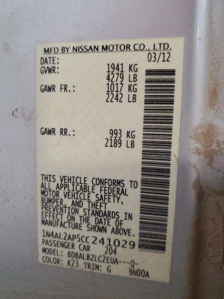 2012 Nissan Altima - Image 12