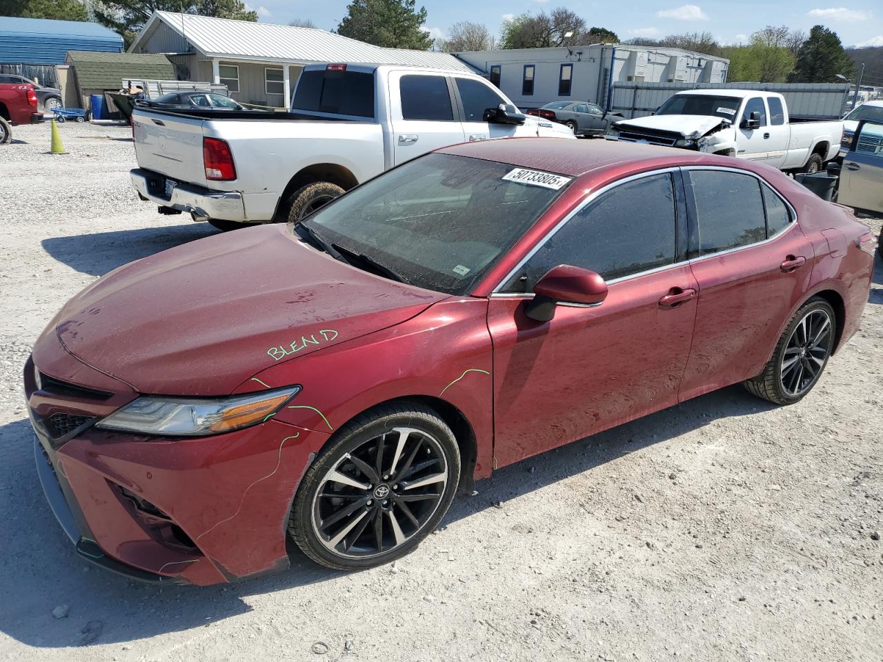 2018 Toyota Camry Xse на продаже в Prairie Grove, AR - Front End