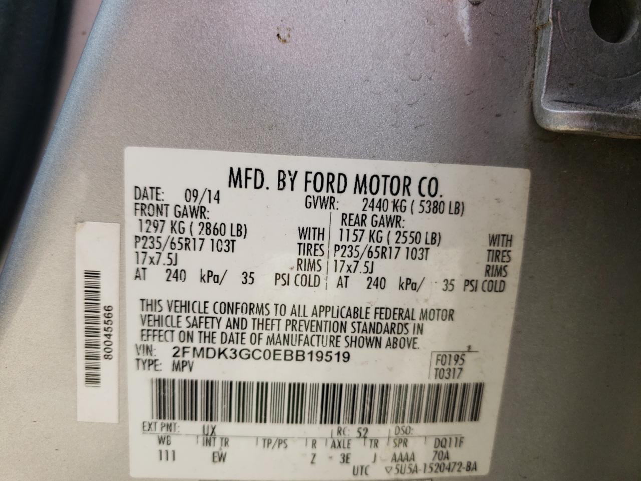 2014 Ford Edge - Image 13
