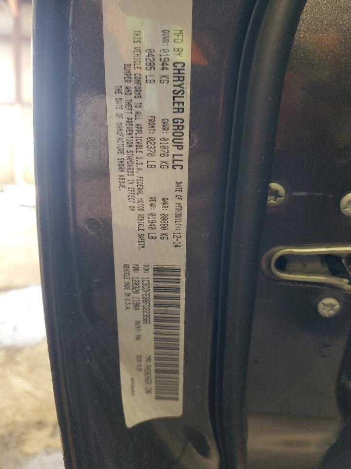 2015 Dodge Dart Gt VIN: 1C3CDFEB6FD223566 Lot: 49812795