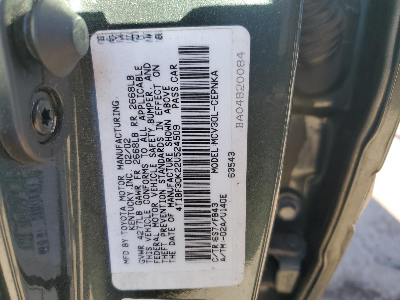 2002 Toyota Camry - Image 12