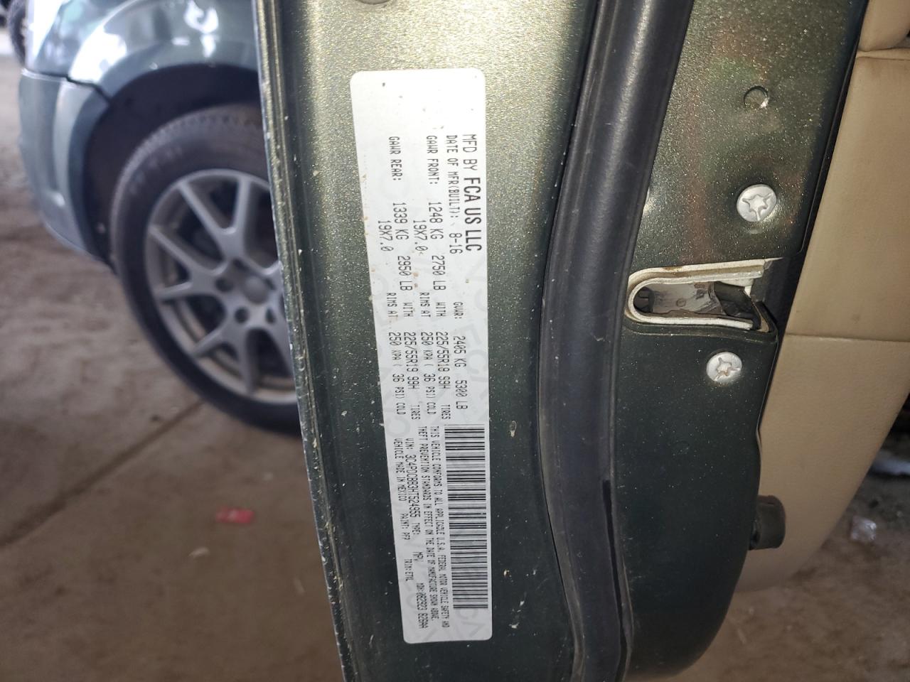 2017 Dodge Journey Sxt VIN: 3C4PDCBB3HT524955 Lot: 50916295