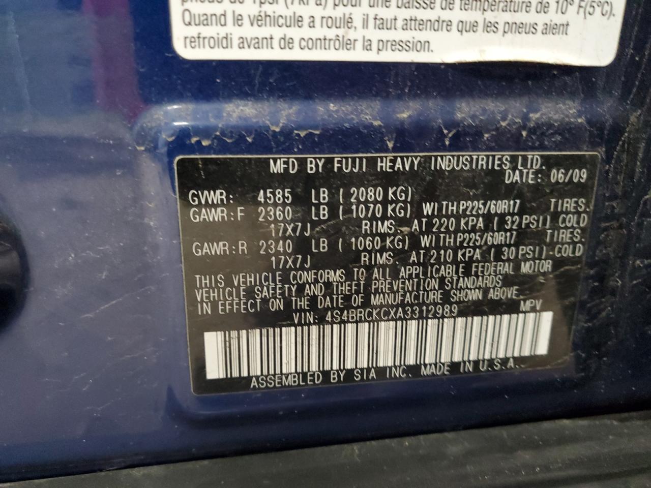 2010 Subaru Outback - Image 13