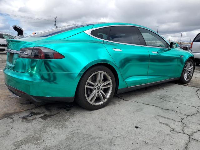 Хэтчбеки TESLA MODEL S 2016 Бирюзовый