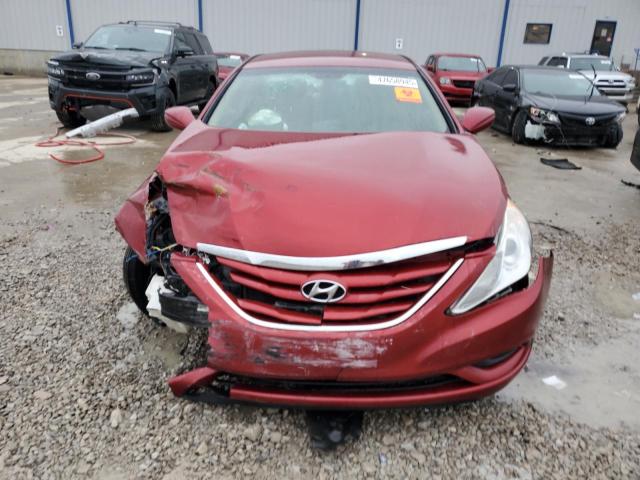  HYUNDAI SONATA 2012 Czerwony