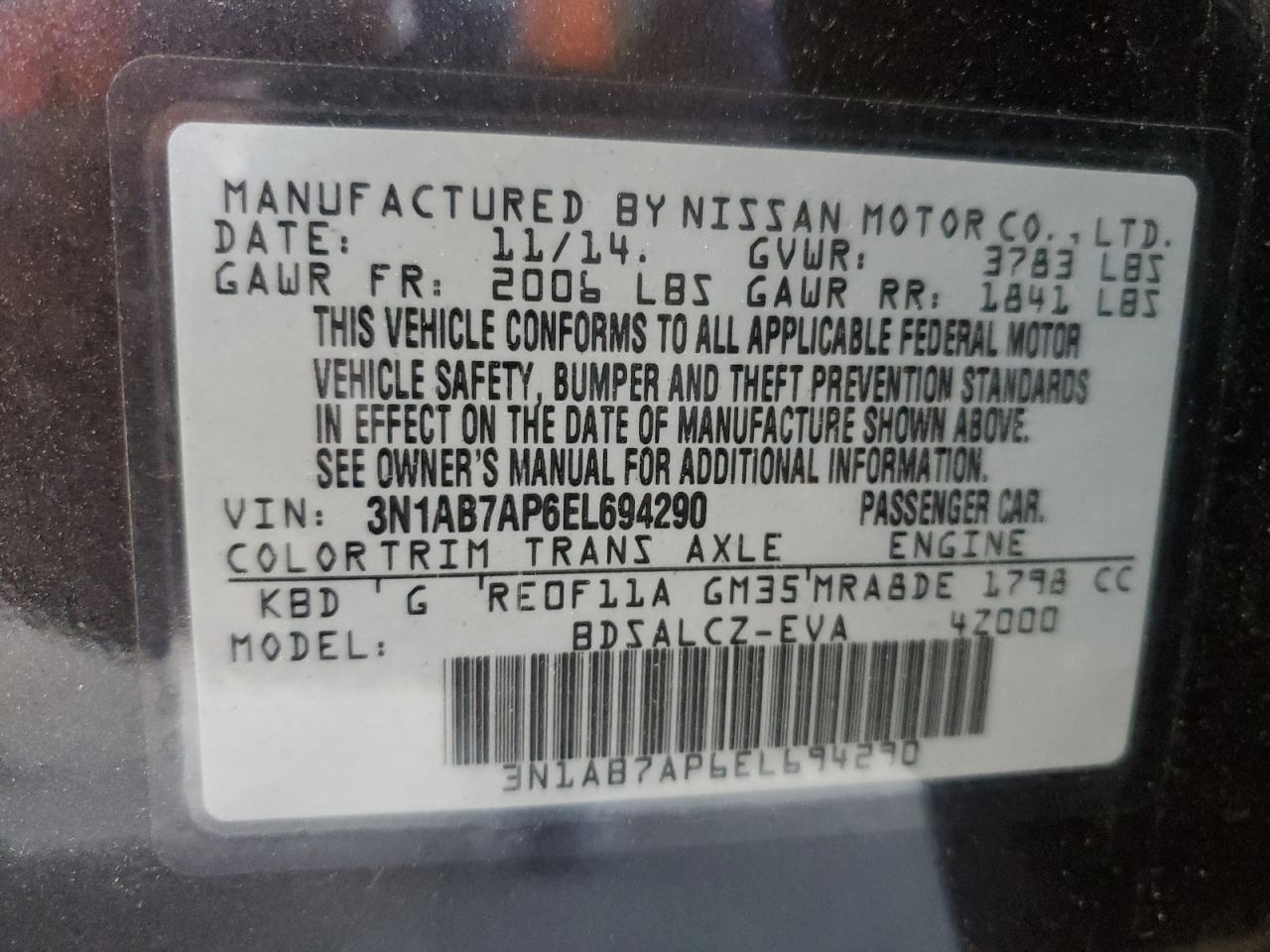 2014 Nissan Sentra - Image 12