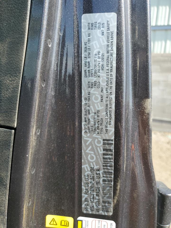 2023 Jeep Gladiator Rubicon VIN: 1C6JJTBM1PL521134 Lot: 47023105