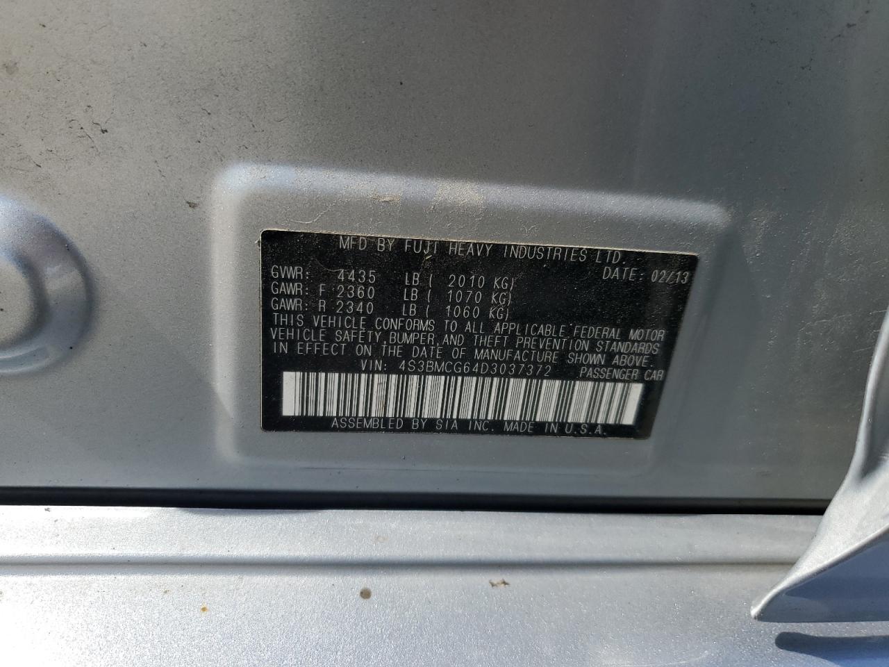 2013 Subaru Legacy - Image 12