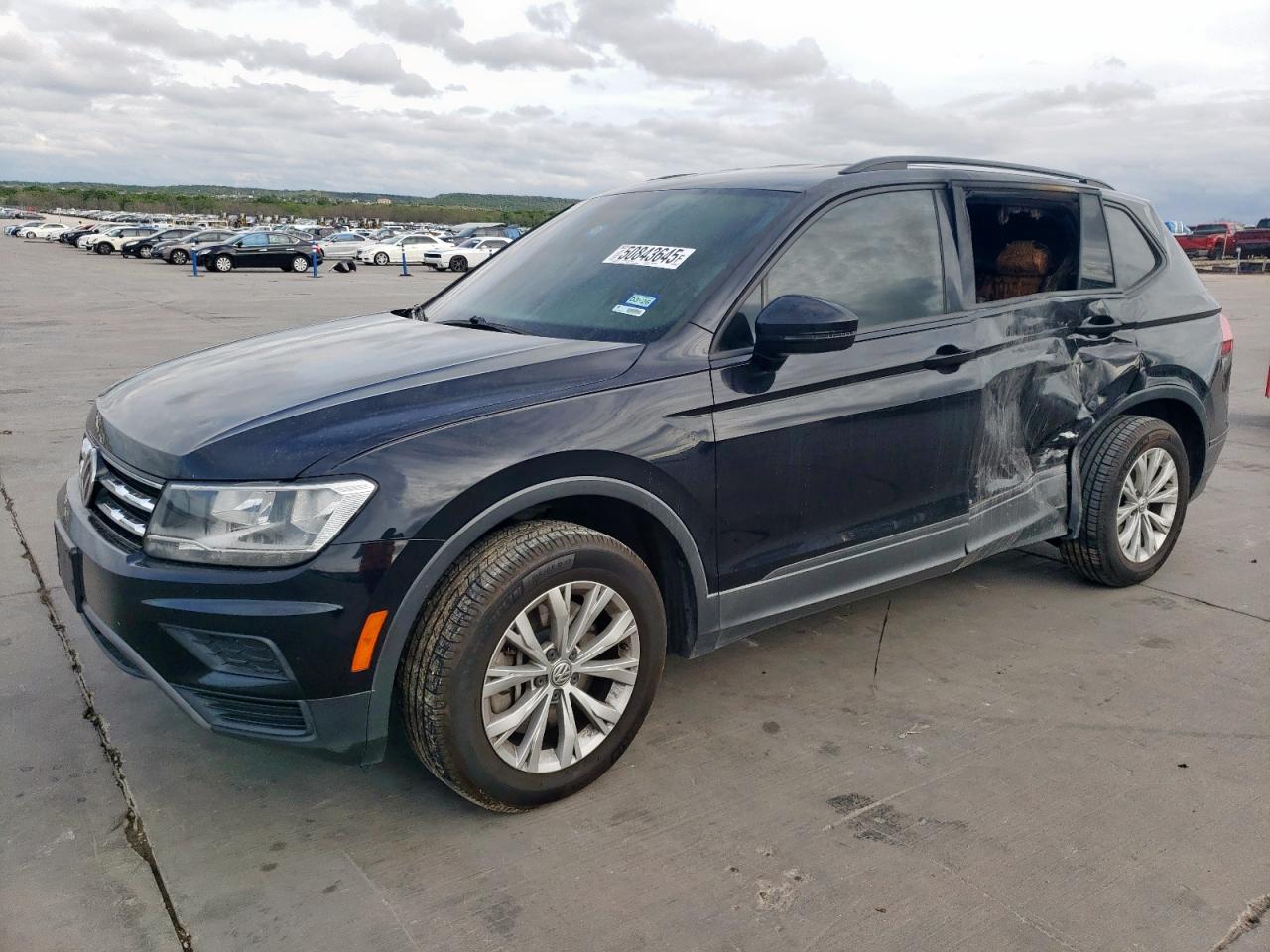 2020 Volkswagen Tiguan S en Venta en Grand Prairie, TX - Burn