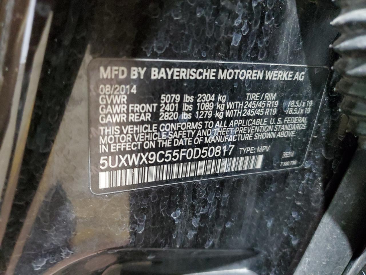 2015 BMW X3 - Image 13