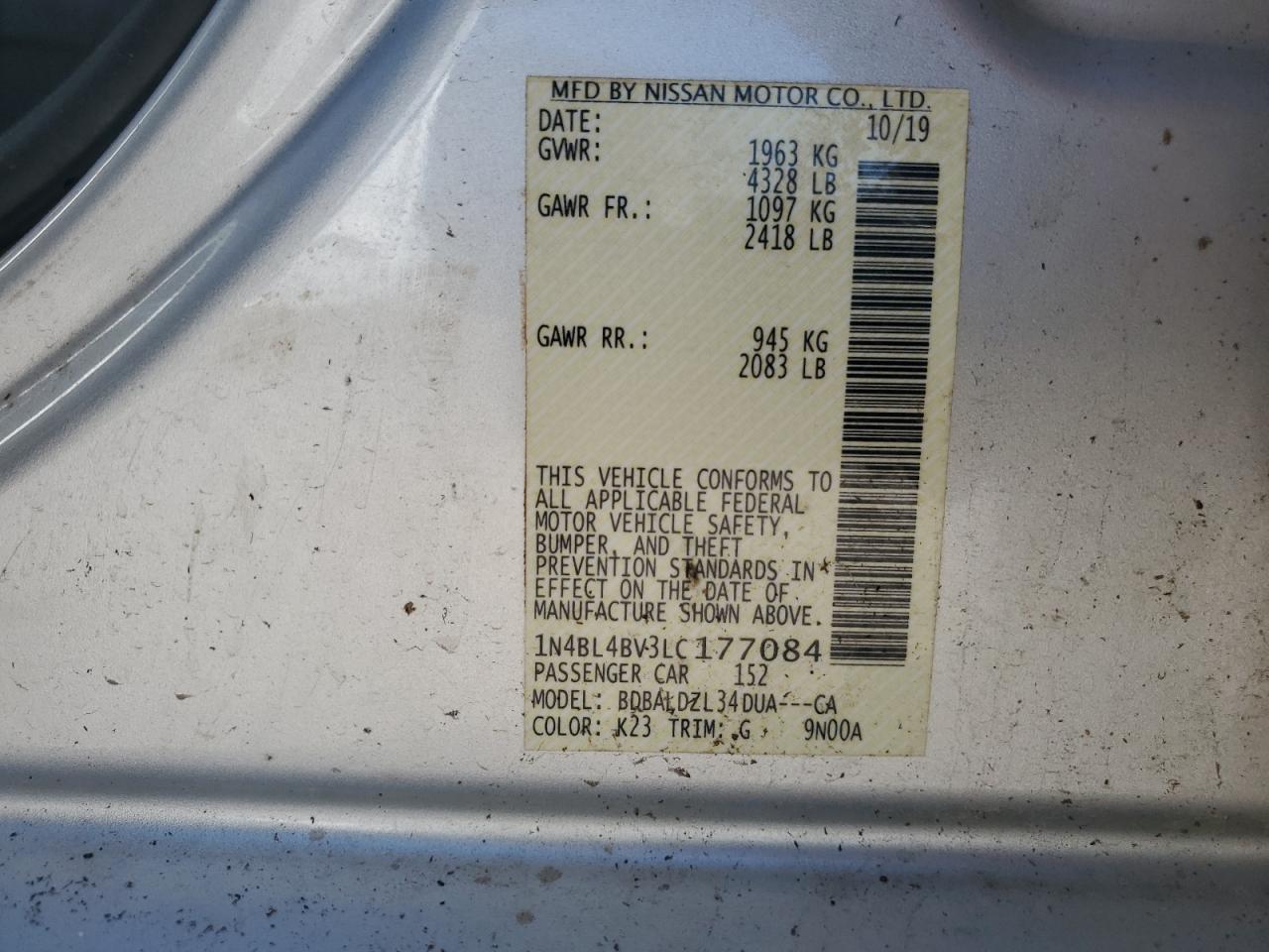 2020 Nissan Altima - Image 14