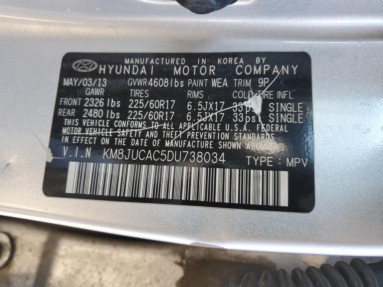 2013 Hyundai Tucson - Image 12