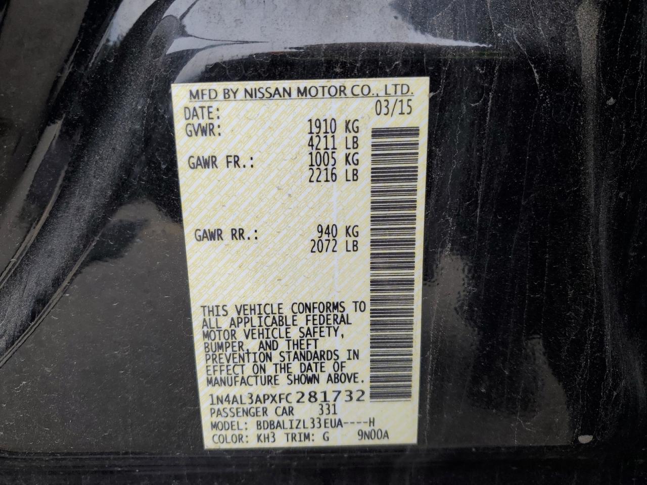 2015 Nissan Altima - Image 14