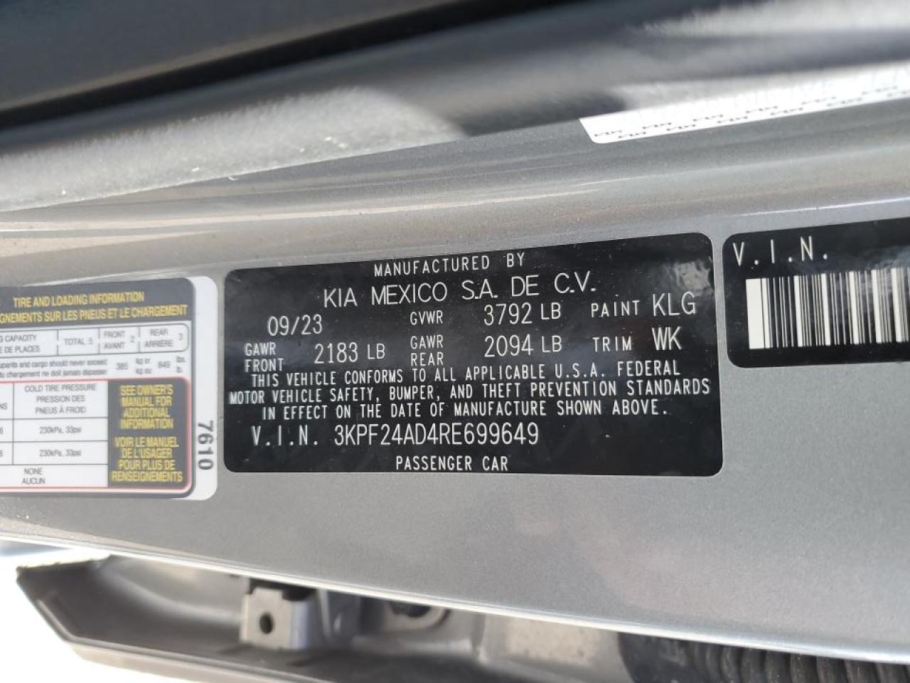 2024 Kia Forte - Image 12