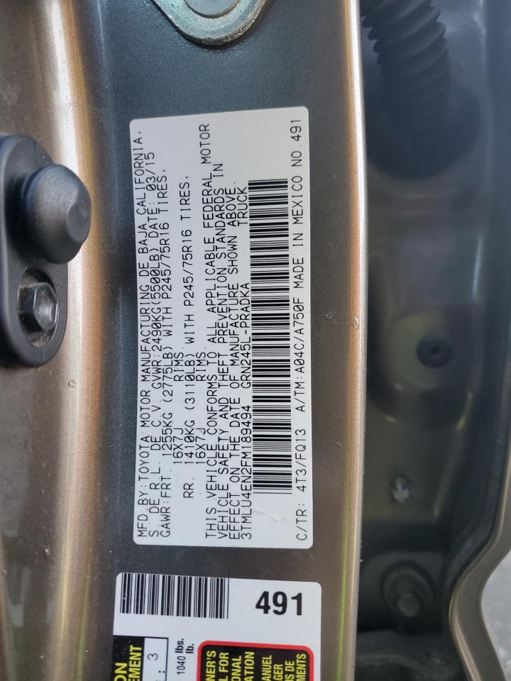 2015 Toyota Tacoma - Image 12