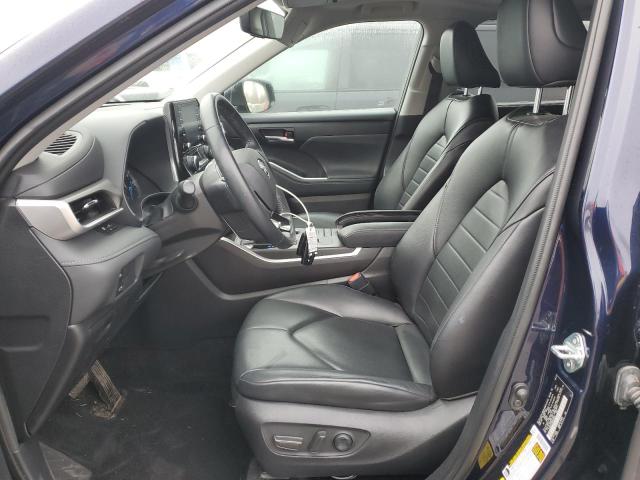  TOYOTA HIGHLANDER 2021 Blue