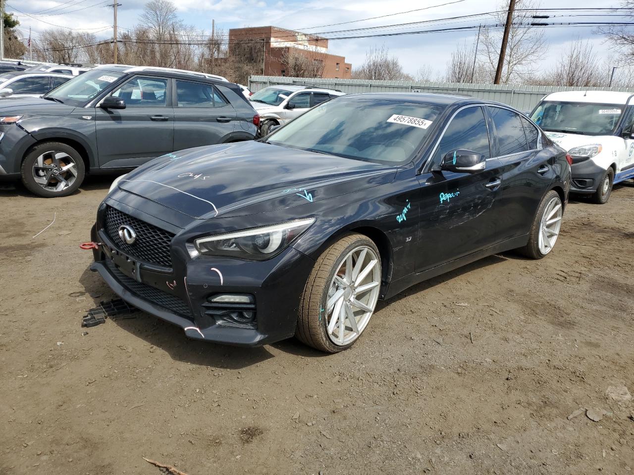 2014 Infiniti Q50 Base zu verkaufen in New Britain, CT - Side