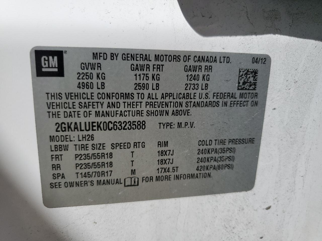 2012 GMC Terrain - Image 14
