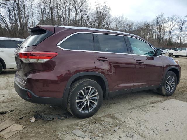  TOYOTA HIGHLANDER 2019 Burgundy