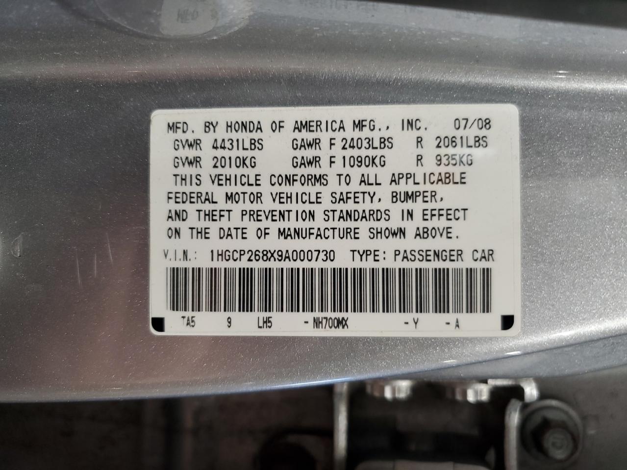 2009 Honda Accord - Image 14