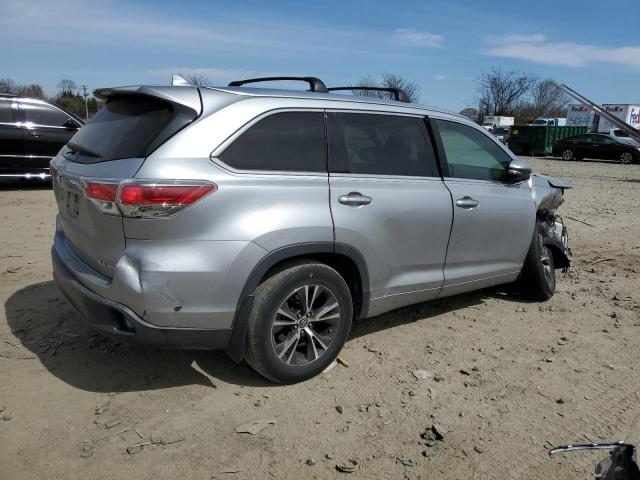  TOYOTA HIGHLANDER 2016 Серебристый