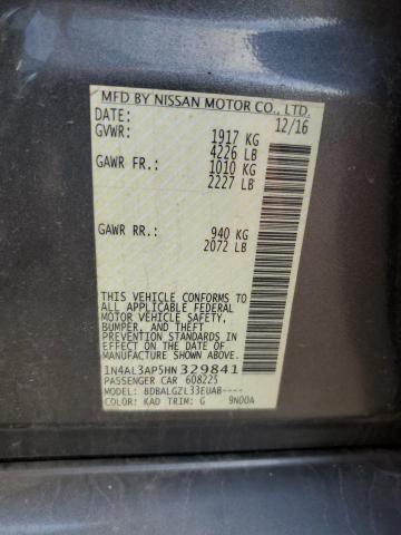 2017 NISSAN ALTIMA 2.5