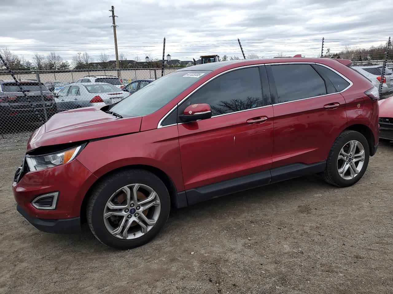 2015 Ford Edge Titanium en Venta en Laurel, MD - Front End