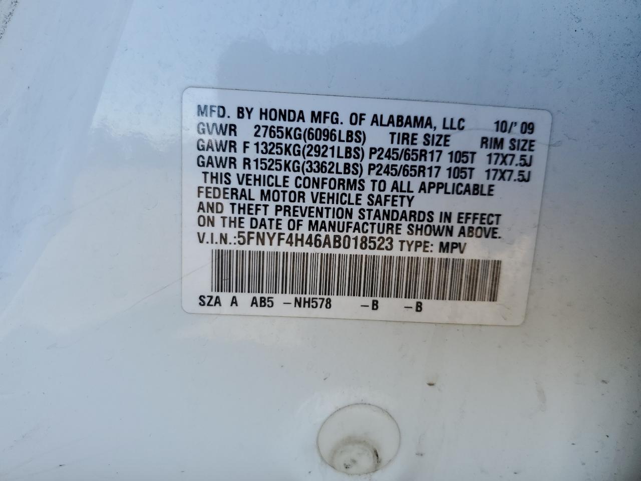 2010 Honda Pilot - Image 12