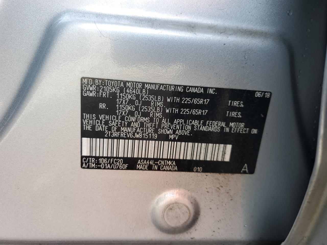 2018 Toyota RAV 4 - Image 13