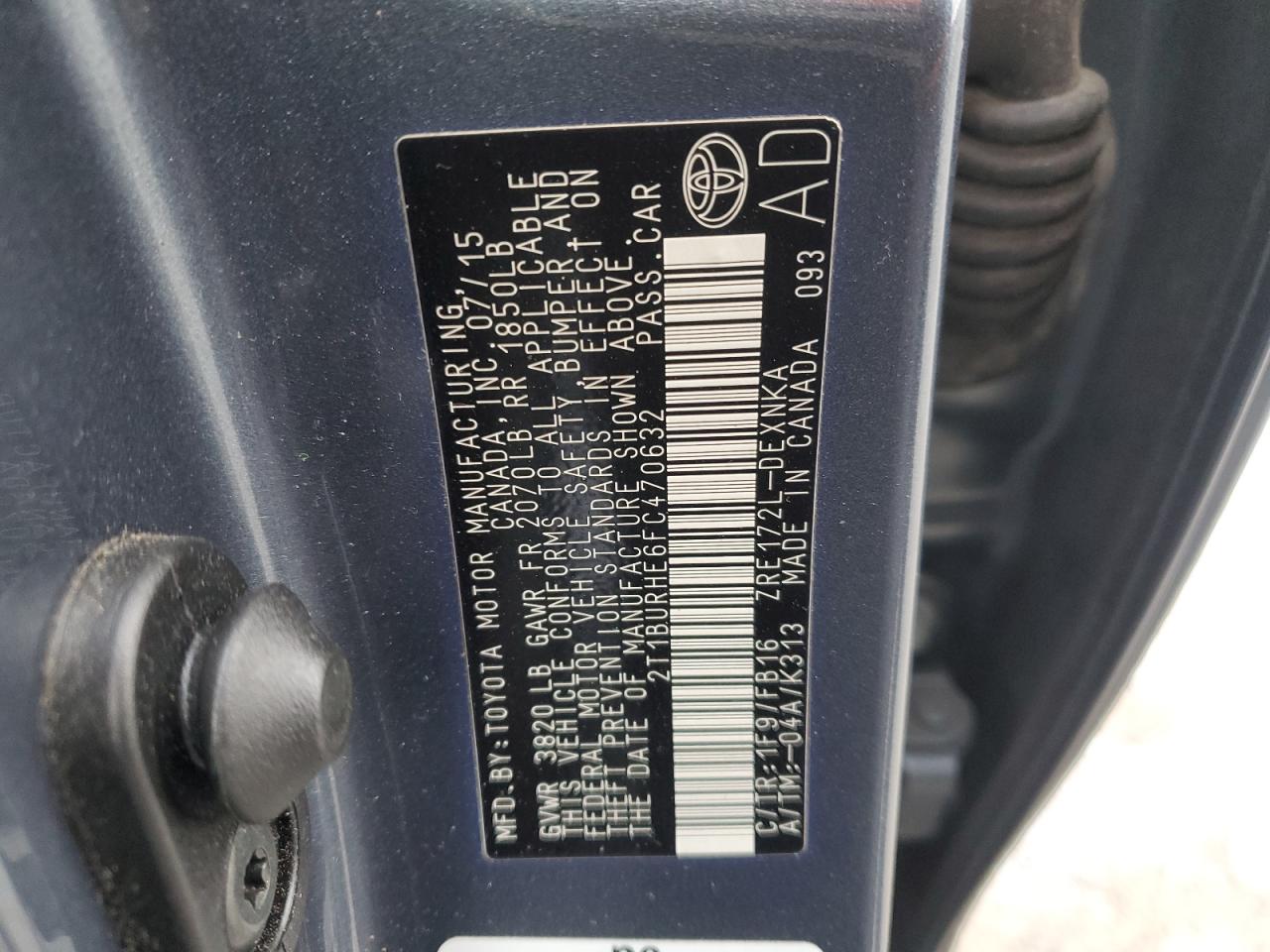 2015 Toyota Corolla - Image 12