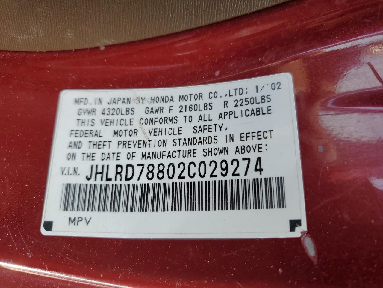 2002 Honda CR-V - Image 13
