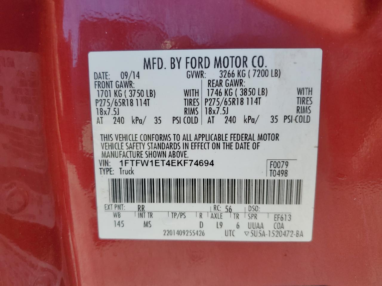 2014 Ford F-150 - Image 12