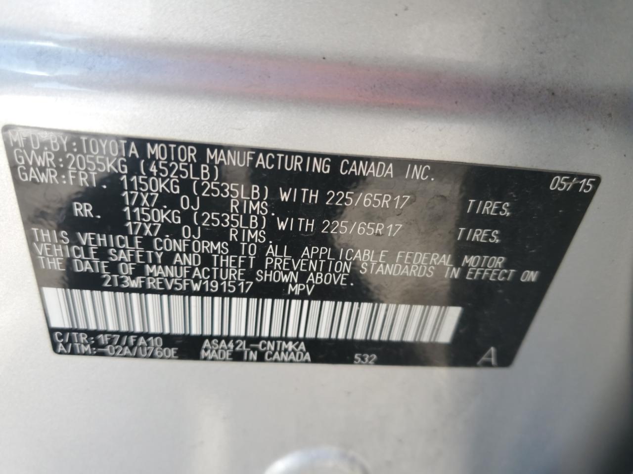 2015 Toyota RAV 4 - Image 13