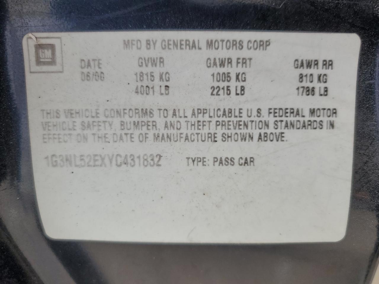 2000 Oldsmobile Alero - Image 12