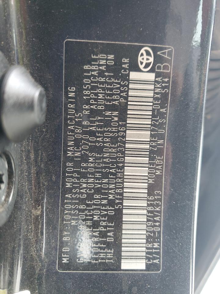 2016 Toyota Corolla - Image 12