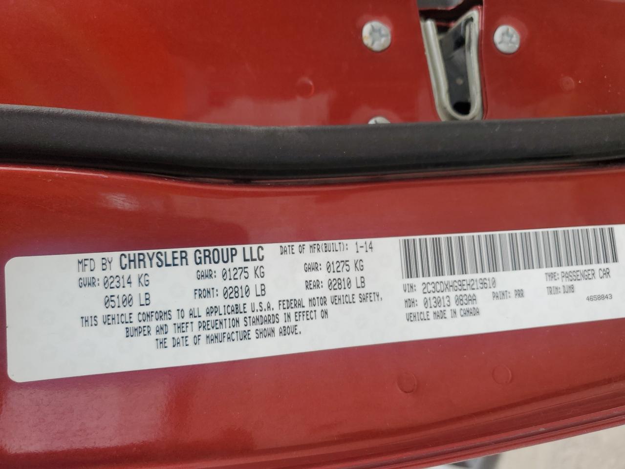 2014 Dodge Charger - Image 15