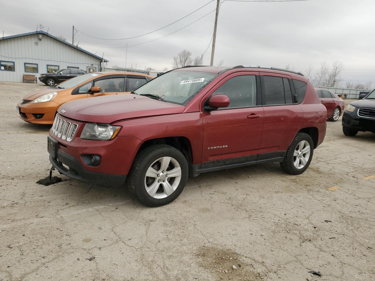 2015 Jeep Compass Latitude للبيع في Pekin، IL - Burn