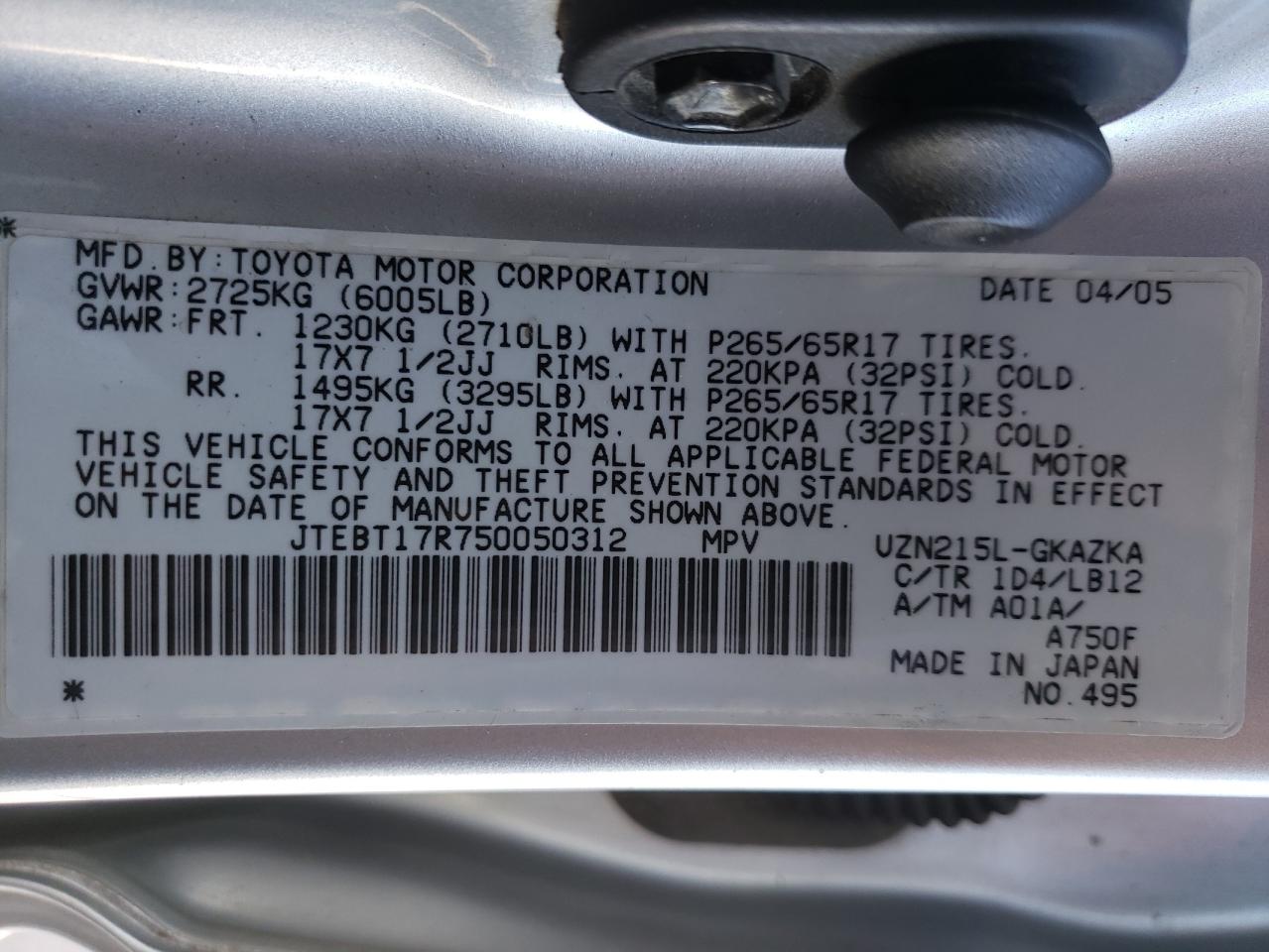 2005 Toyota 4Runner - Image 13