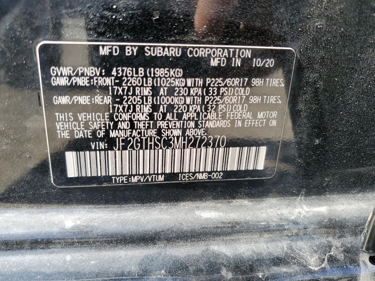 2021 Subaru XV - Image 13