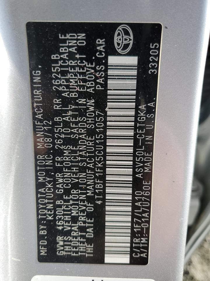 2012 Toyota Camry - Image 12