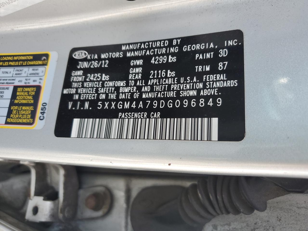 2013 Kia Optima - Image 14