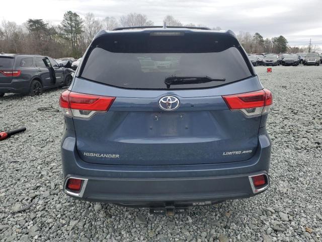  TOYOTA HIGHLANDER 2017 Синий