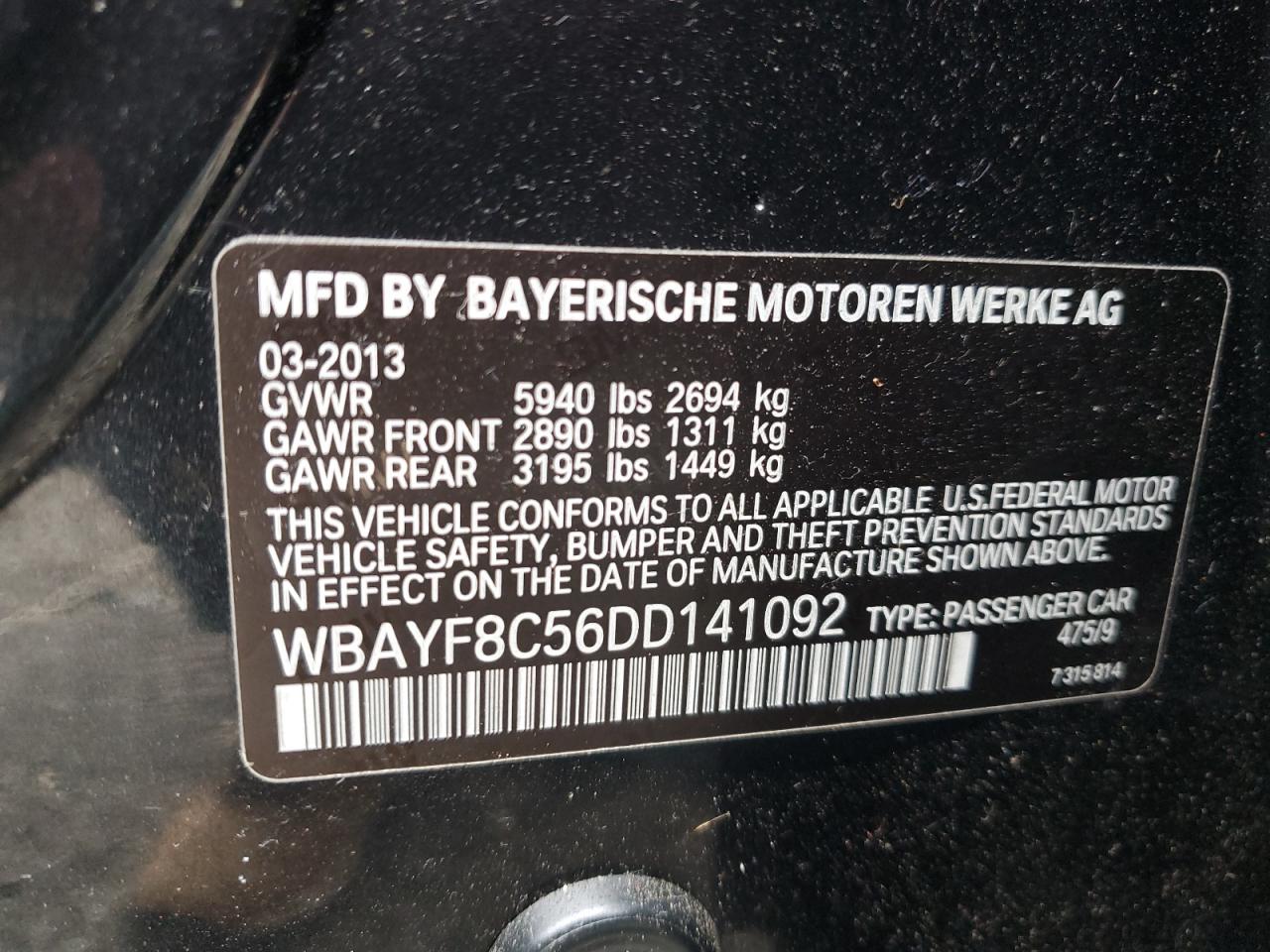 2013 BMW 7er - Image 12