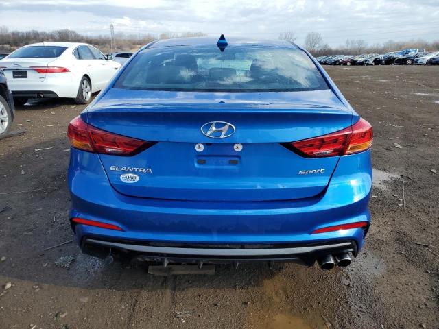  HYUNDAI ELANTRA 2018 Синий