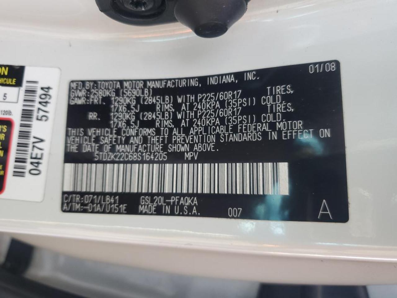 2008 Toyota Sienna - Image 13