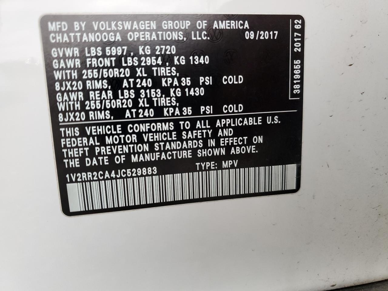 2018 Volkswagen Atlas - Image 14