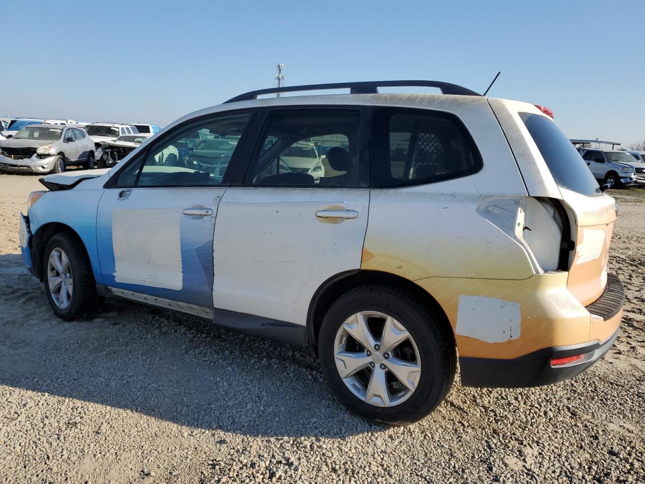 2015 Subaru Forester 2.5I Premium white suv gas JF2SJADC2FH471451 photo #3