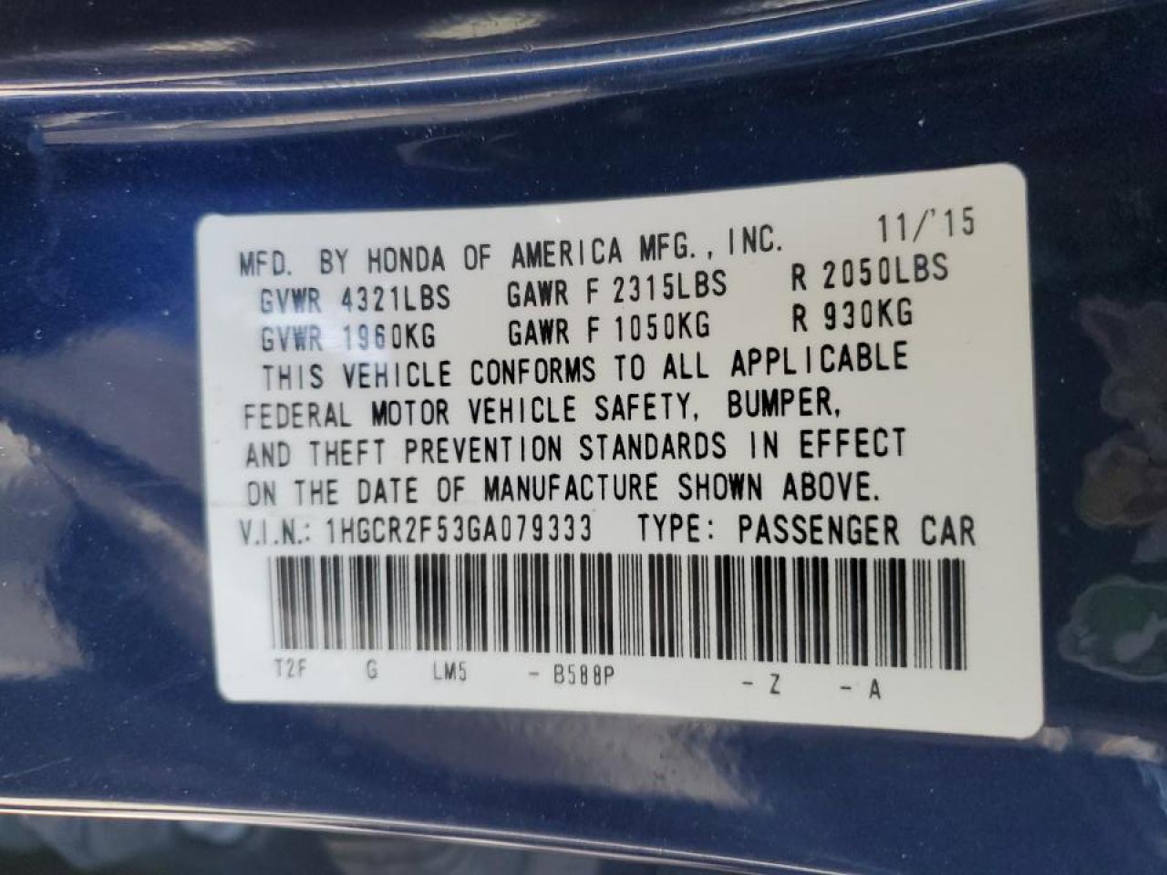 2016 Honda Accord - Image 14